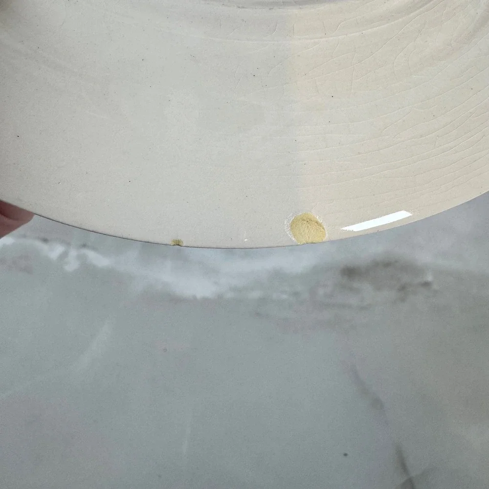 Lot of‎ 6 Salem Ovenproof Salad Plates Fruit Pattern 23K Gold Rims 7.25